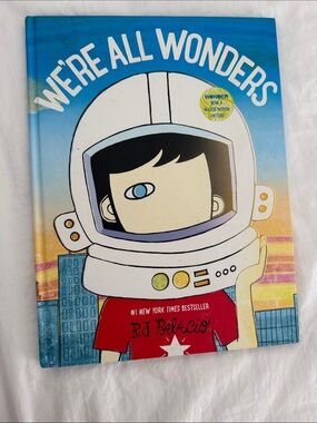 We're All Wonders - Blue Hardcover Kids Book